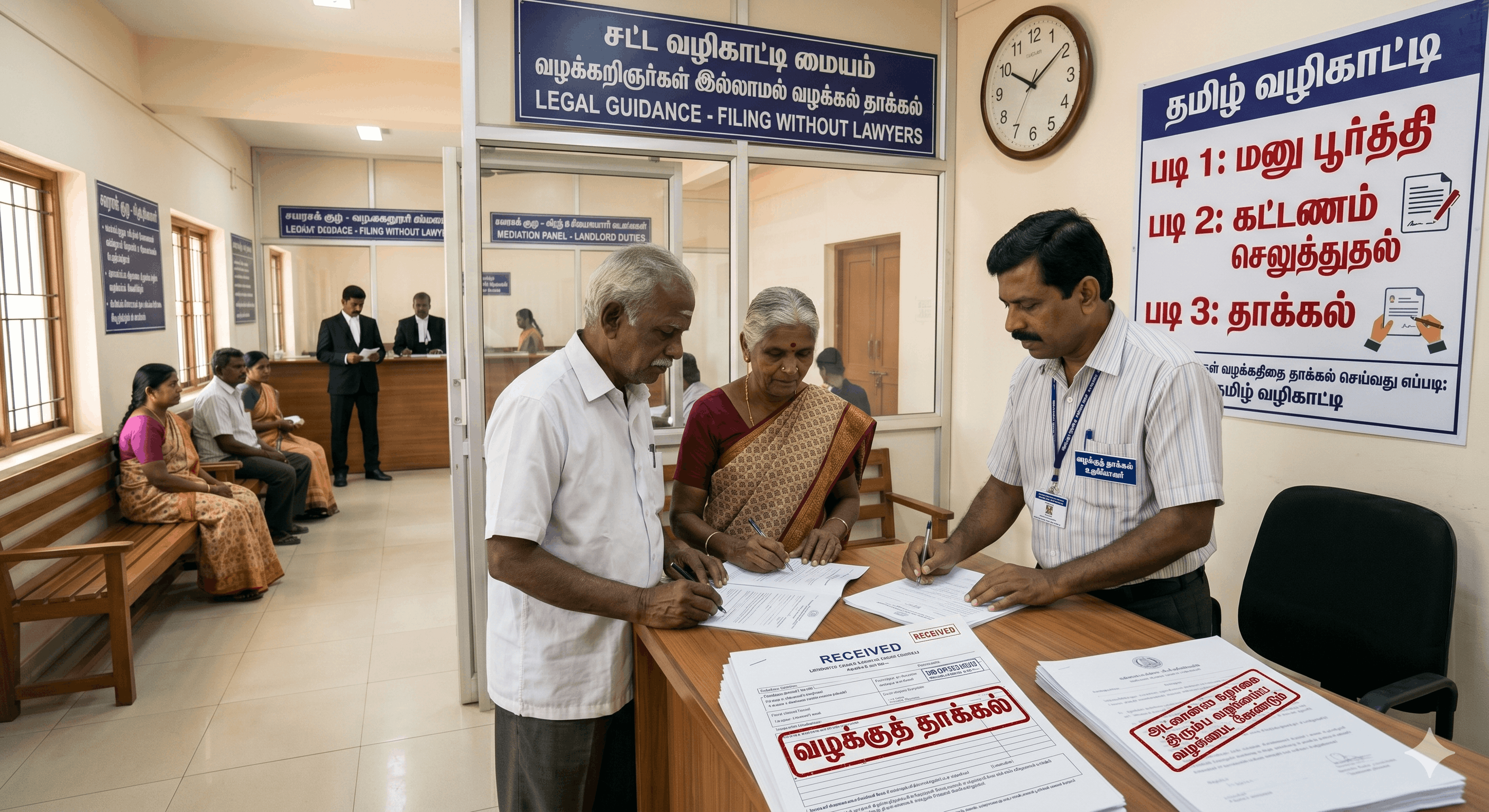 வழக்கறிஞர்கள் இல்லாமல் வழக்கத்தை தாக்கல் செய்வது எப்படி: தமிழ் வழிகாட்டி